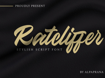 Ratcliffer - Modern Script Font preview picture