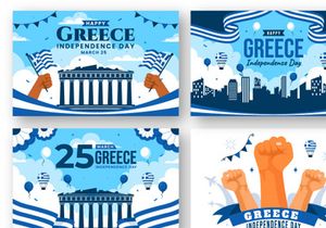 12 Greece Independence Day Illustration