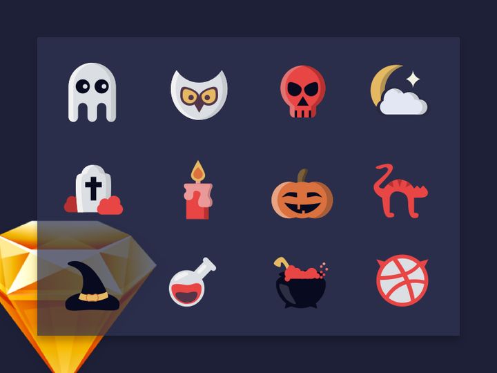 Halloween Icon Set