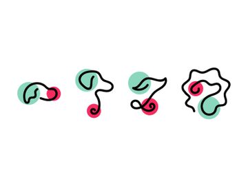 Dog Logo Set Collection Minimal Vector Designs preview picture