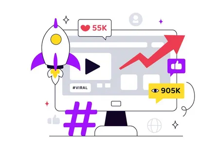 10 Viral Topic Vector Illustration