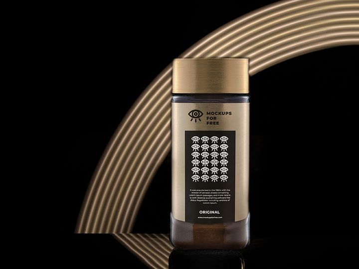 Coffee Jar Mockup