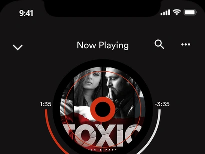 NewNowPlaying gives the Spotify app's Now Playing interface a cosmetic  facelift