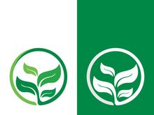 Green tree leaf nature logo images illustration design