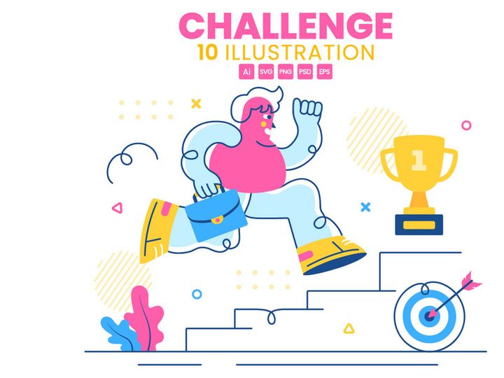 10 Business Challenge Illustration