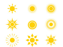 Sun Vector illustration Icon