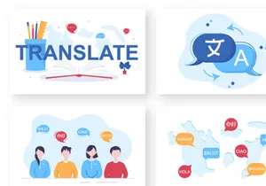 17 Translation Language Illustration