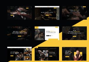 Barberian - Hair Salon Figma Template