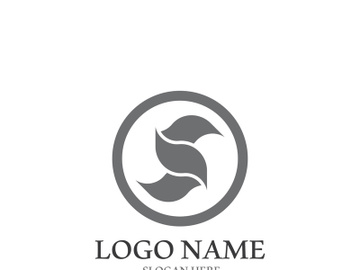 S letter creative icon logo design elegant vector illustration preview picture