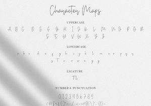 Bethan White - Monoline Script Font