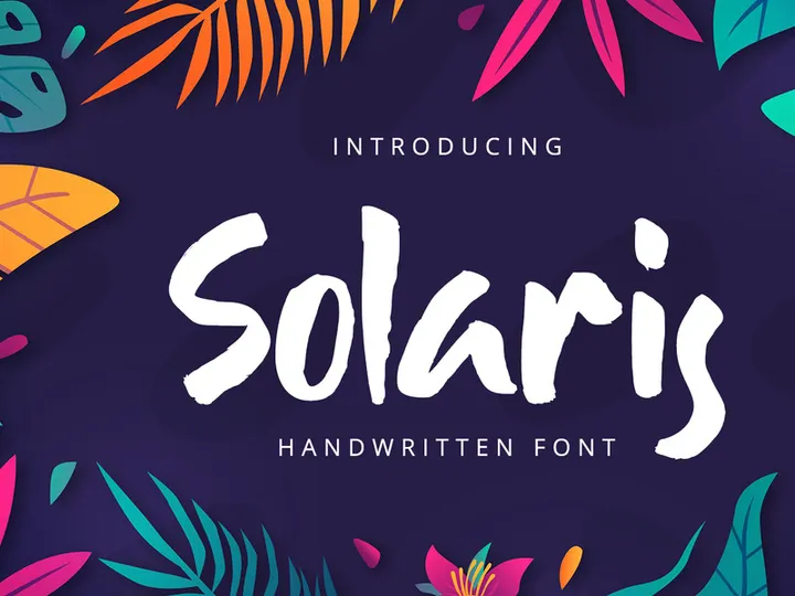 Solaris - Handwritten Font