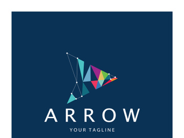 Arrow vector illustration icon Logo Template design preview picture