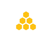 Bee icon design illustration