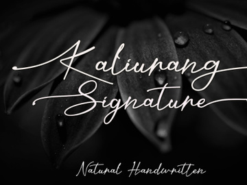 Kaliurang Signature - Handwritten Script preview picture