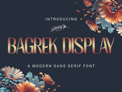 BAGREK DISPLAY - Sans Serif Font