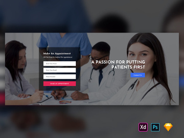 Hero Header for Medical Websites-01 preview picture