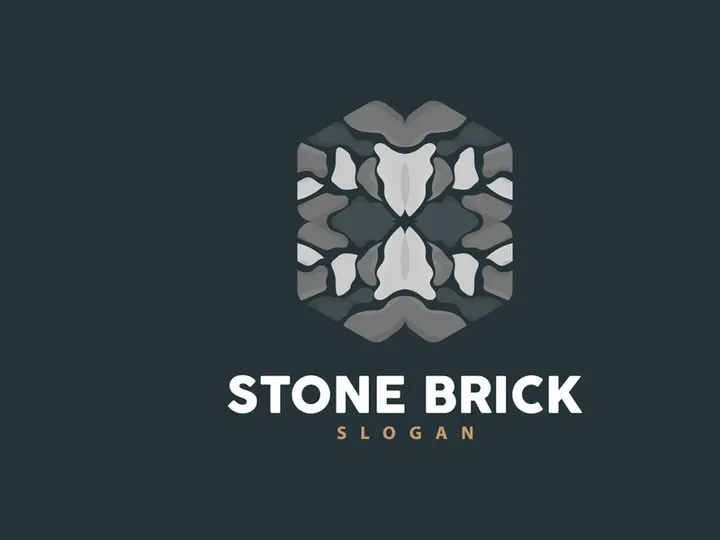 Stone Logo, Premium Elegant Design, Stone Balance Vector