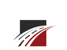 road logo and symbol template vector