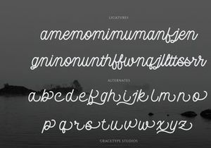Jenaka | Monoline Script