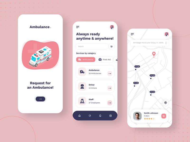 Ambulance App Design