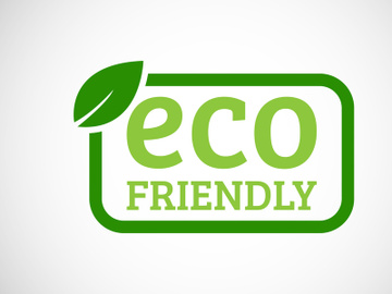 Eco friendly icon. Eco friendly and organic labels sign. Healthy natural product label design vector illustration preview picture