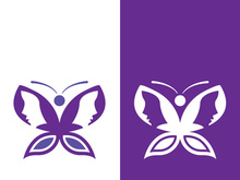 Butterfly logo icon vector design illustration