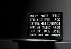 Rabiot | Modern Display Serif
