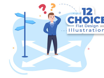 12 Choice or Choose Illustration preview picture