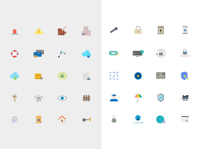 Security Color Icons