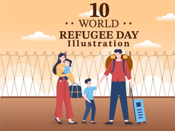 10 World Refugee Day Illustration preview picture