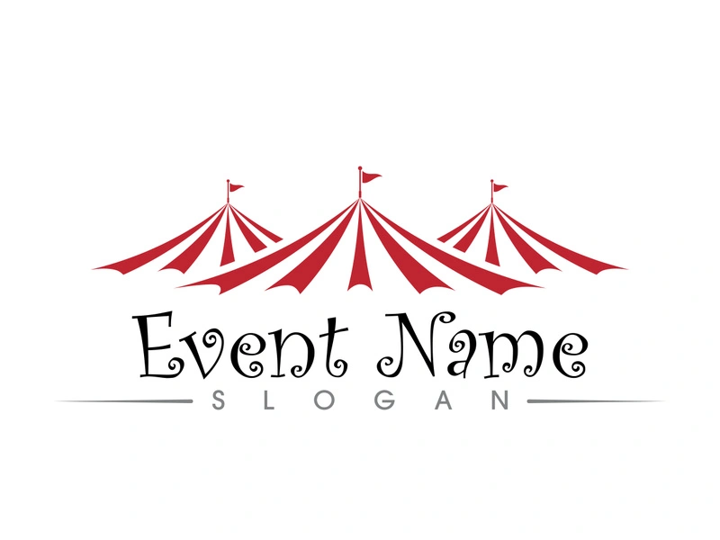 Circus element icon illustration