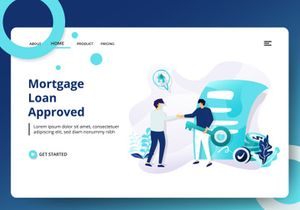 Credit And Loan Landing page template vol 1