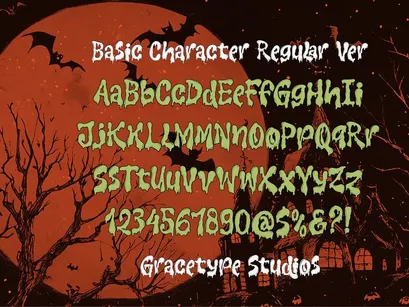 Drolling Maker | Liquid Horror Font