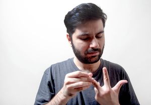 HD photos of a  young Man with gestures and expressions
