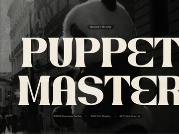 Puppet Master | Bold Serif Display preview picture