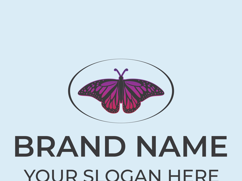 Butterfly logo design