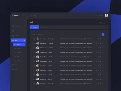Panco – Admin Dashboard Design