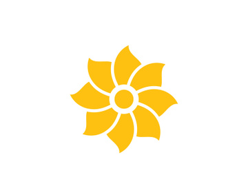 Flower icon design illustration preview picture