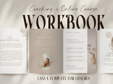Canva Workbook For Coaches, Minimalist Boho Magazine preview picture