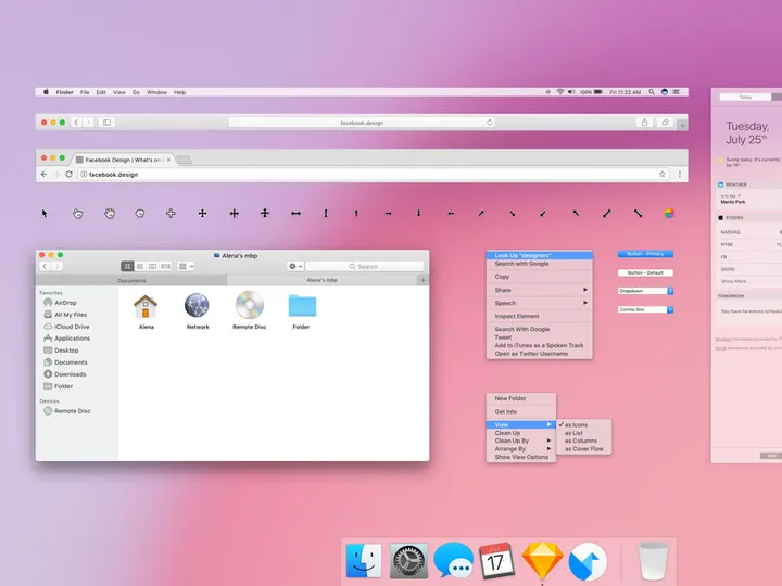 macOS Desktop Kit by Facebook