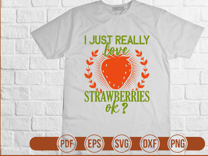 i just really love strawberries ok