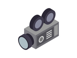 Isometric video camera preview picture