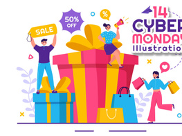 14 Cyber Monday Event Illustration preview picture