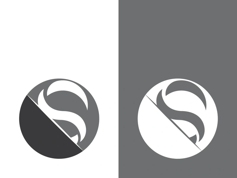 Business corporate S letter logo design vector