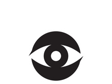 Eye vector logo design image template