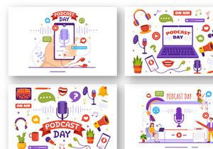 16 International Podcast Day Illustration