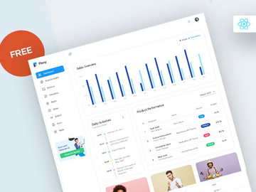 Flexy Free React Material Admin Template preview picture
