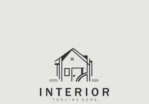 Home Interior logo building design template architecture unique styles