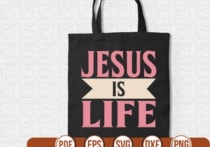JESUS is LIFE t shirt Design