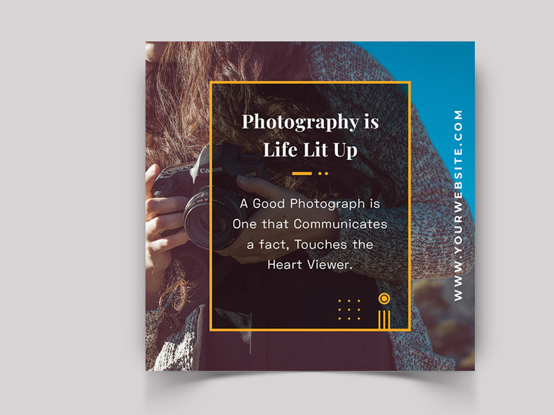 Photography Social Media Post Template